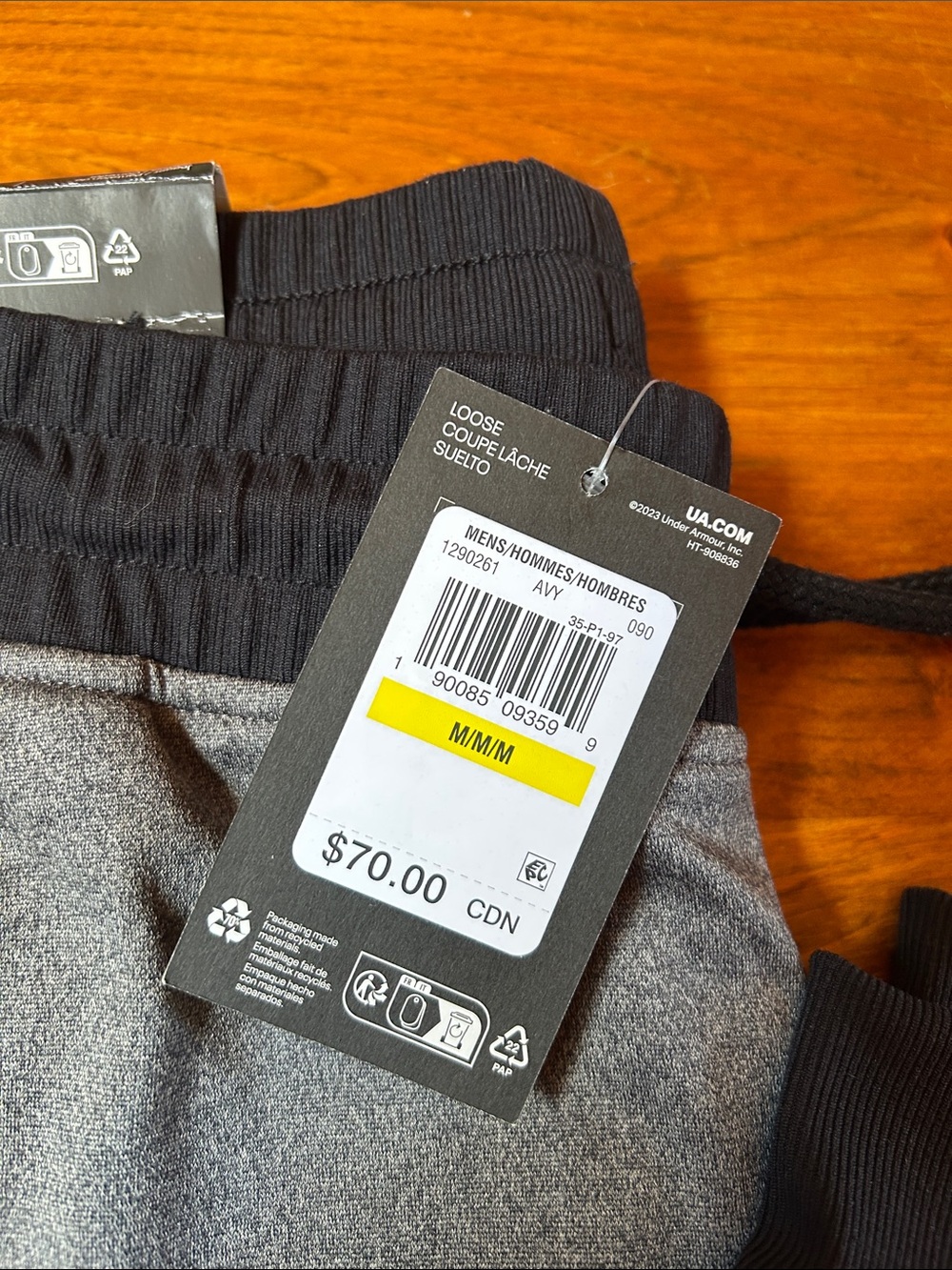 Under Armour Gray & Black Athletic Joggers - Picture 2 of 11